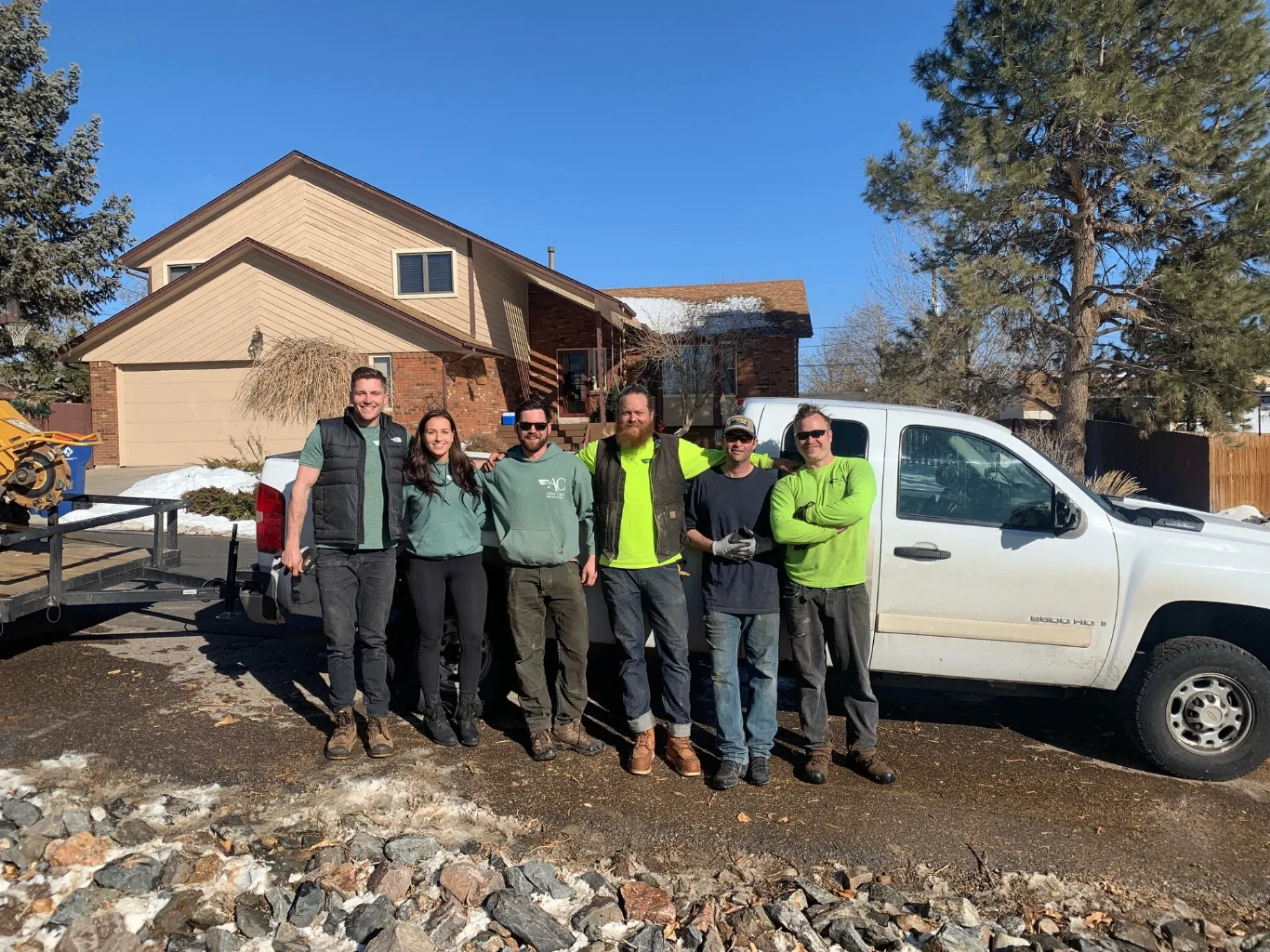 The Arbor Care Tree Solutions crew in Denver Colorado