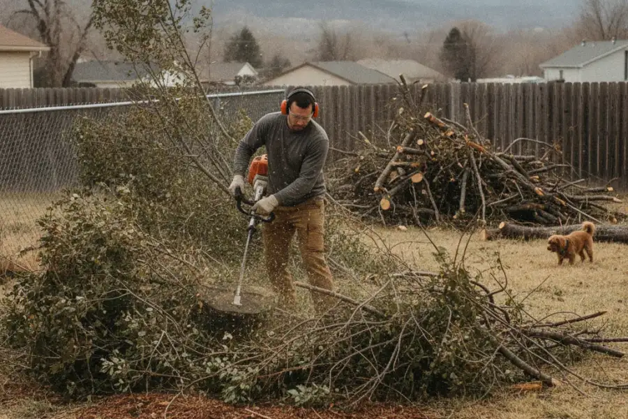 Brush removal service in Denver, Colorado